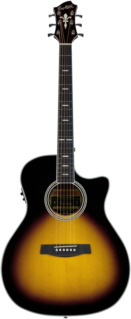 HAGSTROM Westerngitarre, Siljan II, Grand Auditorium, Tobacco Sunburst