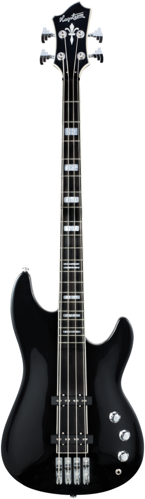 HAGSTROM Bassgitarre, Super Swede, Black Gloss