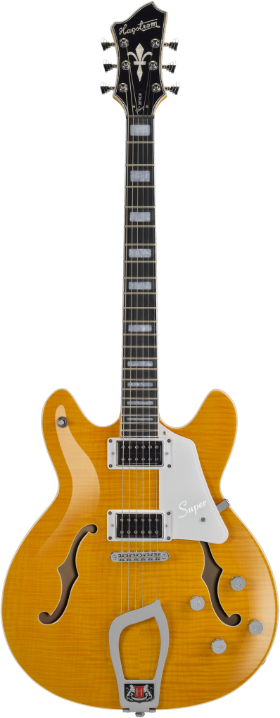 HAGSTROM E-Gitarre, Super Viking, Dandy Dandelion Flame