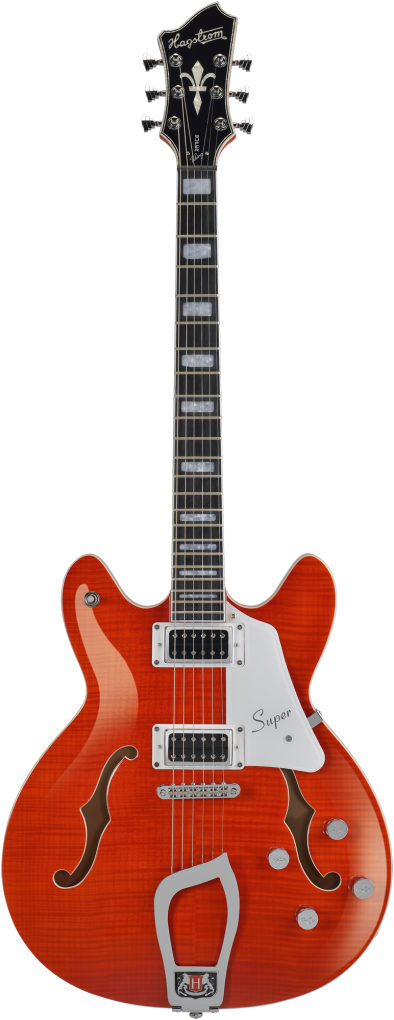 HAGSTROM E-Gitarre, Super Viking, Mandarin Flame