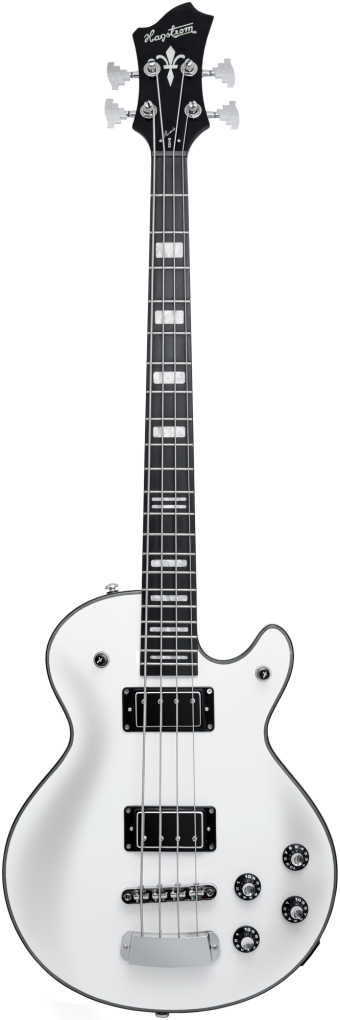 HAGSTROM Bassgitarre, Swede, White Gloss