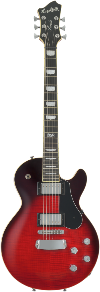 HAGSTROM E-Gitarre, Swede, Crimson Flame