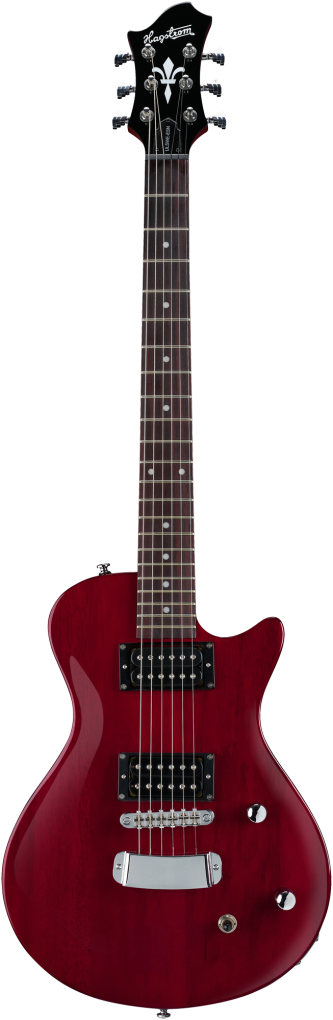 HAGSTROM E-Gitarre, Ultra Swede ESN, Wild Cherry Transparent