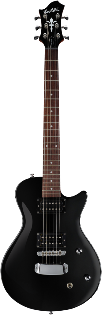 HAGSTROM E-Gitarre, Ultra Swede ESN, Black Gloss