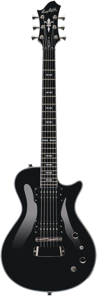 HAGSTROM E-Gitarre, Ultra Swede, Black Gloss