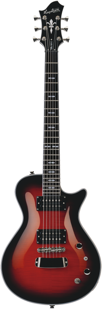 HAGSTROM E-Gitarre, Ultra Swede, Burgundy Burst