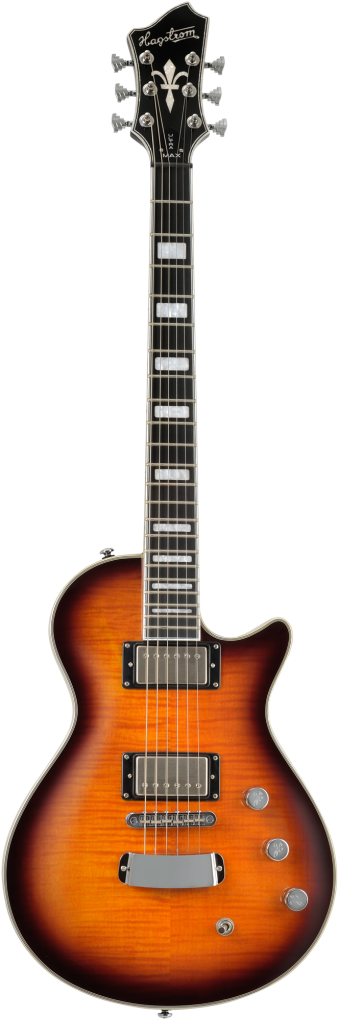 HAGSTROM E-Gitarre, Ultra Max, Golden Eagle Burst Gloss