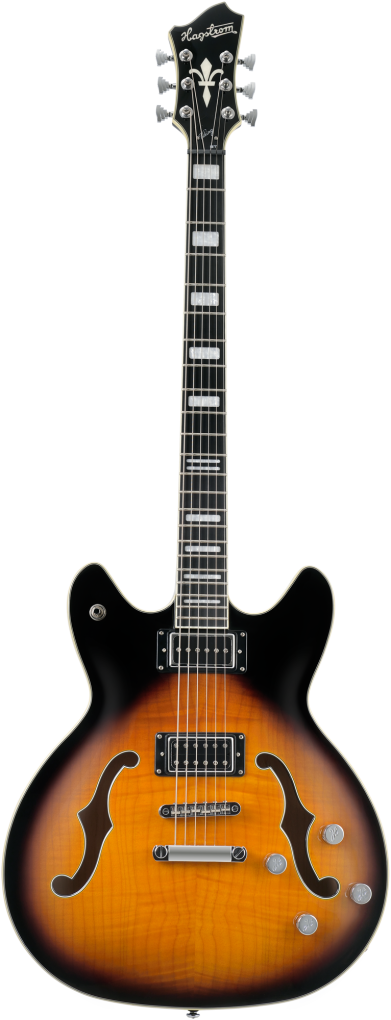 HAGSTROM E-Gitarre, Viking Baritone DLX, Tobacco Sunburst