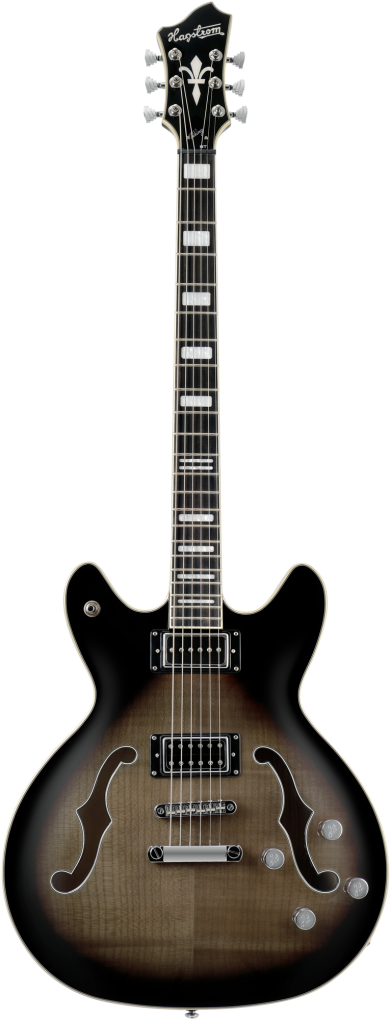 HAGSTROM E-Gitarre, Viking Baritone DLX, Cosmic Blackburst