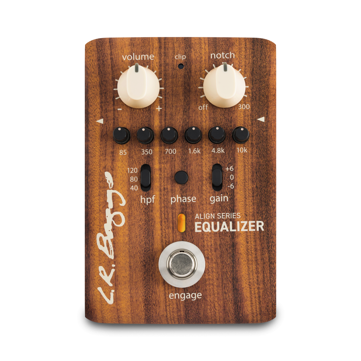 L.R.BAGGS Effektpedal, ALIGN EQ, Equalizer-Pedal für Akustikgitarre