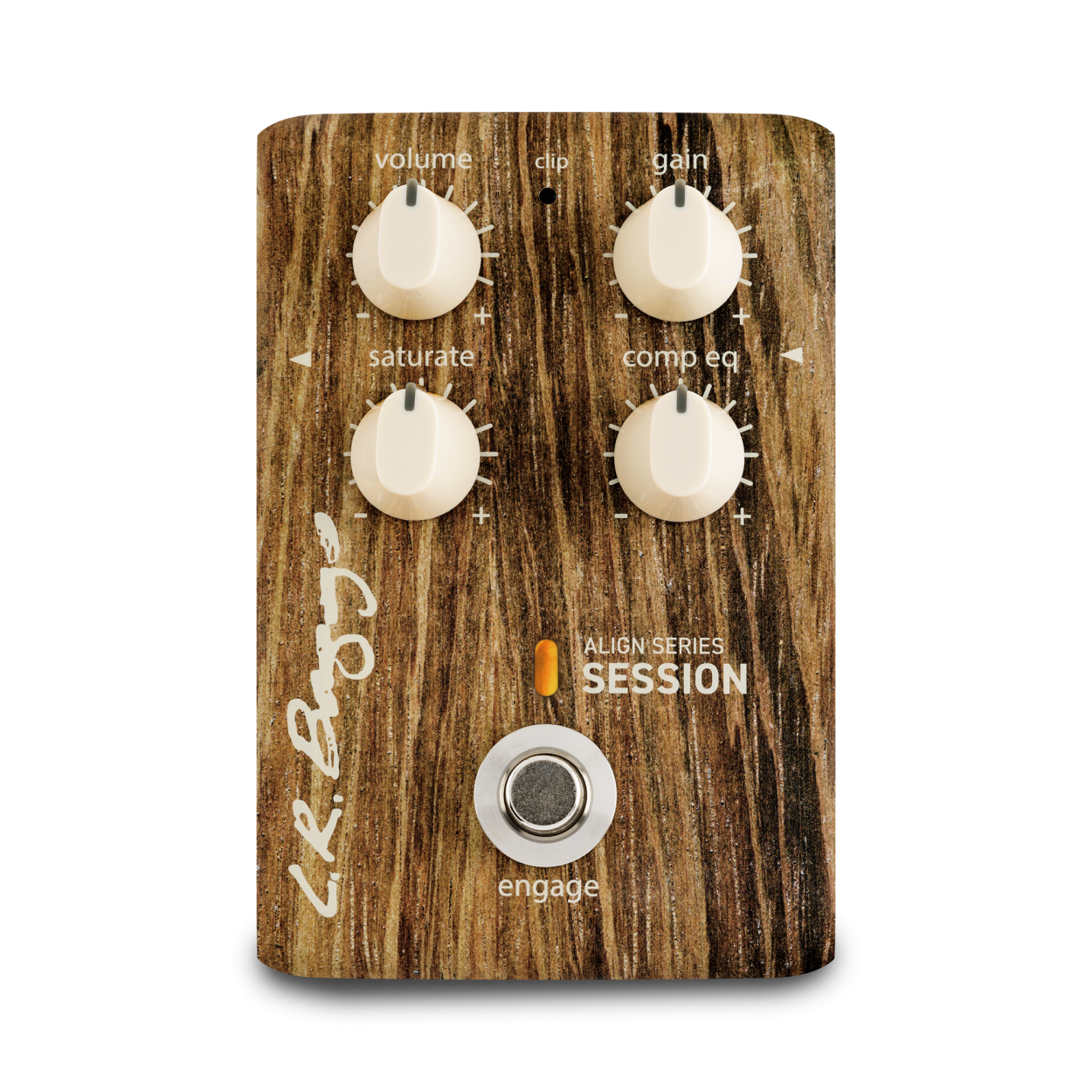 L.R.BAGGS Effektpedal, ALIGN Session, Compressor/EQ-Pedal für Akustikg