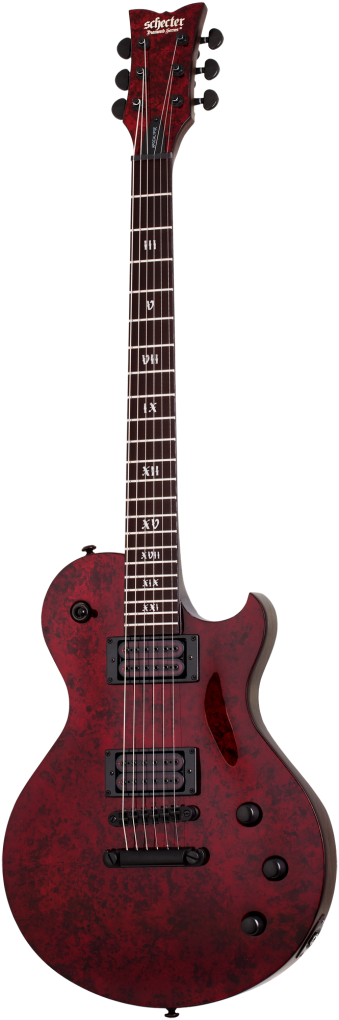 SCHECTER E-Gitarre, Apocalypse Solo-II, Red Reign