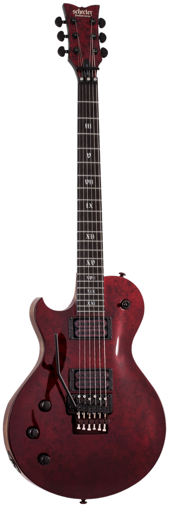 SCHECTER E-Gitarre, Apocalypse Solo-II FR, Red Reign, Linkshänder