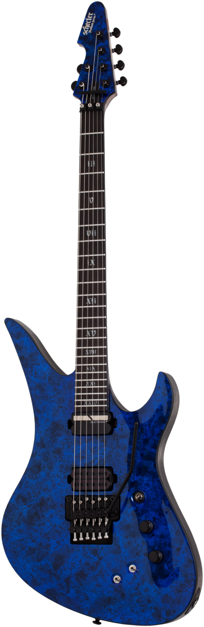 SCHECTER E-Gitarre, Apocalypse Avenger FR S, Blue Reign