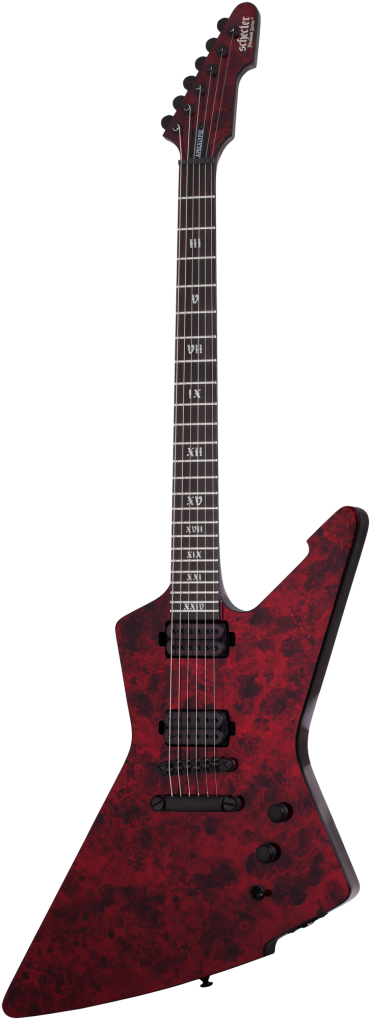 SCHECTER E-Gitarre, Apocalypse E-1, Red Reign