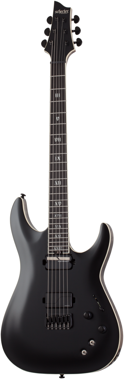 SCHECTER E-Gitarre, SLS Elite C-1 S Evil Twin, Satin Black