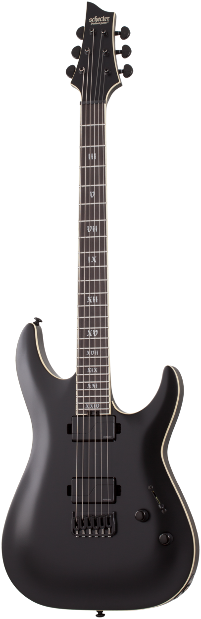 SCHECTER E-Gitarre, SLS Elite C-1 Evil Twin, Satin Black