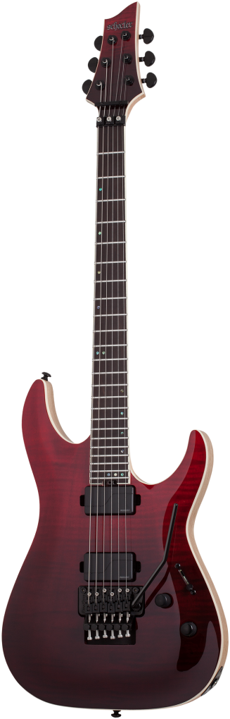 SCHECTER E-Gitarre, SLS Elite C-1 FR, Bloodburst