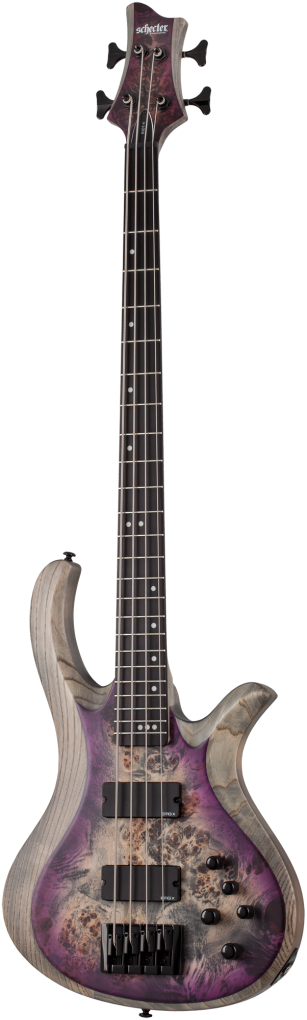 SCHECTER Bassgitarre, Riot 4, Aurora Burst