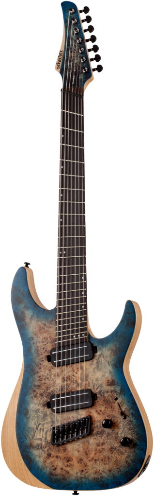 SCHECTER E-Gitarre, Reaper 7 Multiscale, Sky Burst