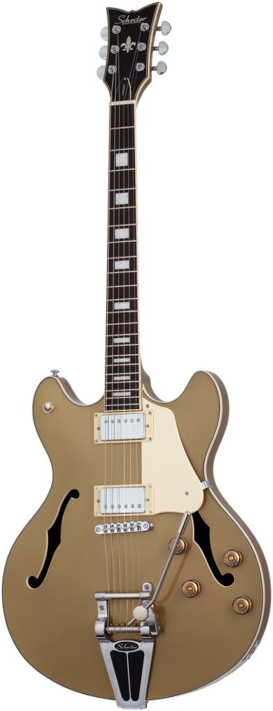 SCHECTER E-Gitarre, Corsair, Gold Top