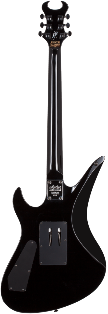 SCHECTER E-Gitarre, Signature Synyster Standard FR, Gloss Black/Silver Stripes