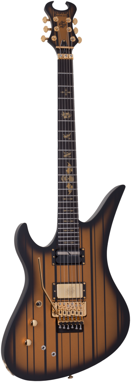 SCHECTER E-Gitarre, Signature Synyster Custom FR S, Satin Gold Burst,L