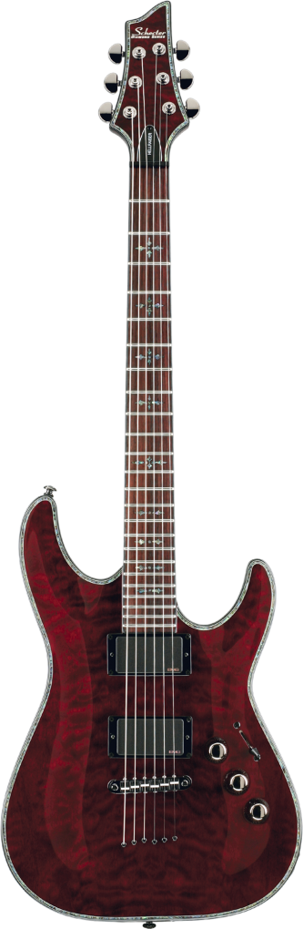 SCHECTER E-Gitarre, Hellraiser C-1, Black Cherry