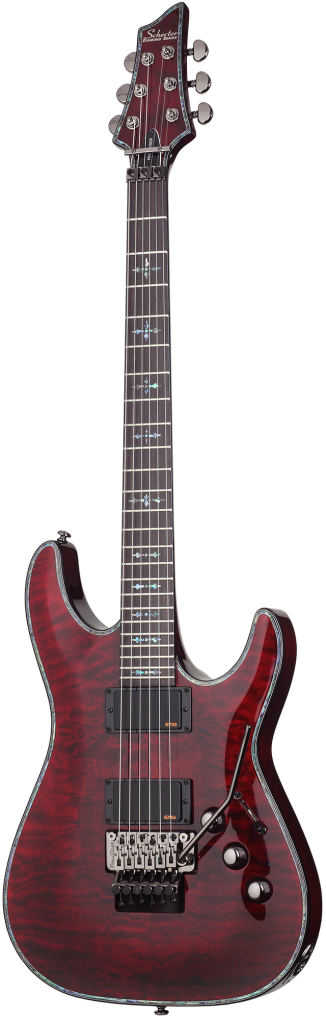 SCHECTER E-Gitarre, Hellraiser C-1 FR, Black Cherry