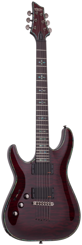 SCHECTER E-Gitarre, Hellraiser C-1, Black Cherry, Linkshänder