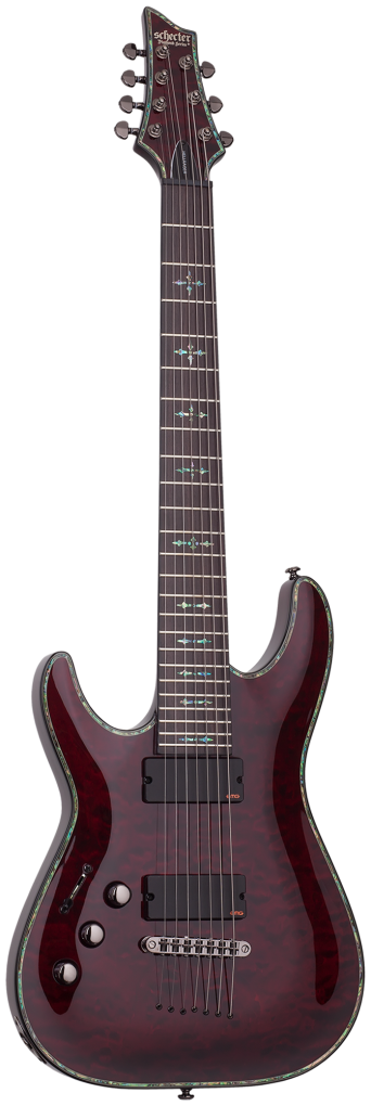 SCHECTER E-Gitarre, Hellraiser C-7, Black Cherry, LinkshÃÂÃÂÃÂÃÂ¤nder