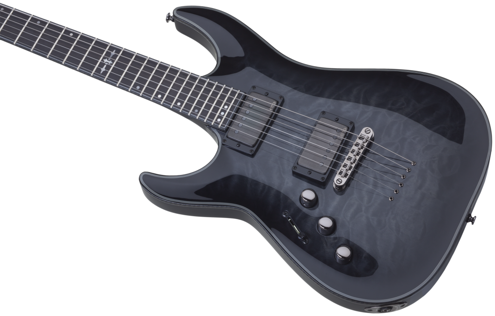 SCHECTER E-Gitarre, Hellraiser Hybrid C-1, Trans Black Burst, Linkshänder