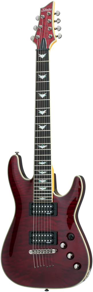 SCHECTER E-Gitarre, Omen Extreme 7, Black Cherry