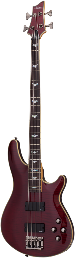 SCHECTER Bassgitarre, Omen Extreme-4, Black Cherry