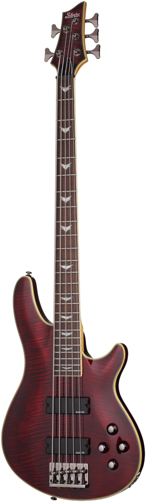 SCHECTER Bassgitarre, Omen Extreme-5, Black Cherry