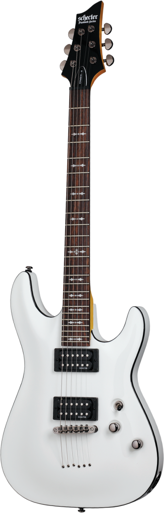 SCHECTER E-Gitarre, Omen 6, Vintage White