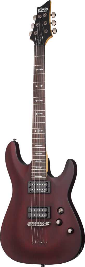 SCHECTER E-Gitarre, Omen 6, Walnut Satin