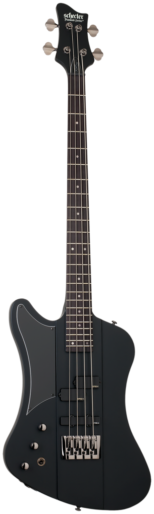 SCHECTER Bassgitarre, Signature Nikki Sixx, Satin Black, Linkshänder