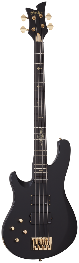 SCHECTER Bassgitarre, Signature Johnny Christ, Satin Black, Linkshände