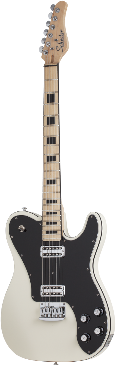 SCHECTER E-Gitarre, Vintage PT Fastback, Olympic White