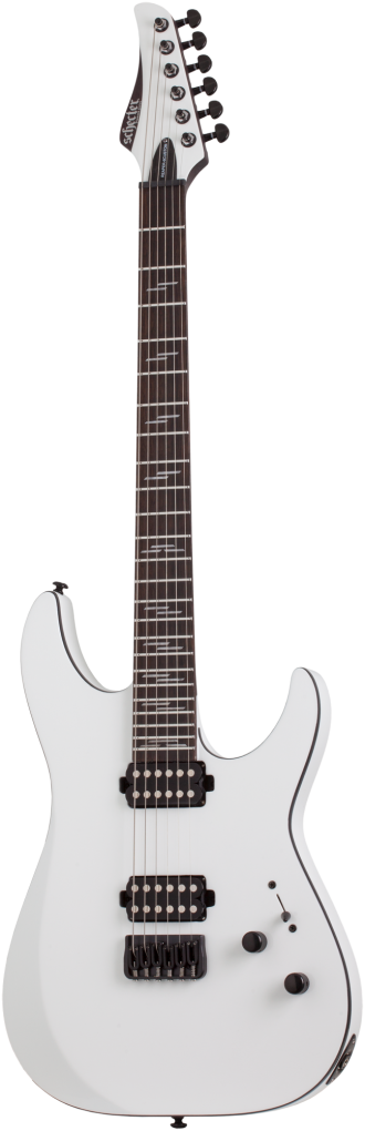 SCHECTER E-Gitarre, Reaper 6 Custom, Gloss White