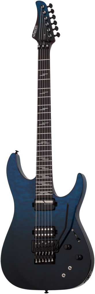 SCHECTER E-Gitarre, Reaper 6 FR S Elite, Deep Blue Ocean