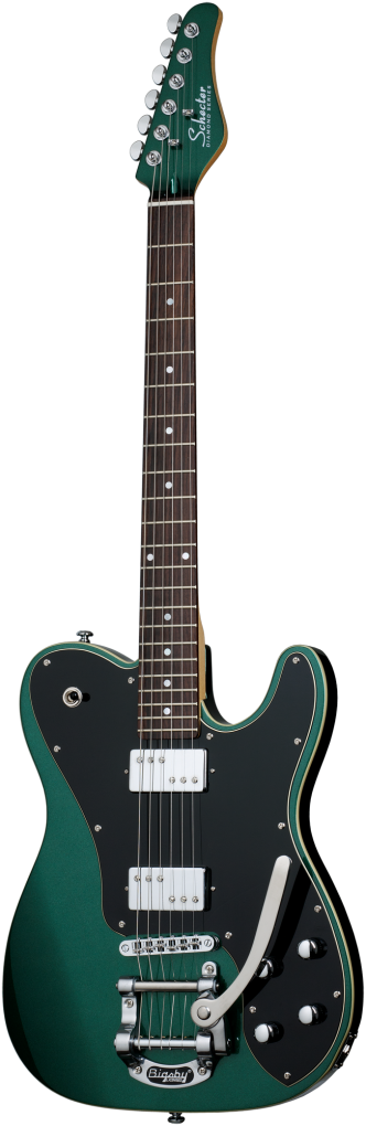 SCHECTER E-Gitarre, Vintage PT Fastback II B, Dark Emerald Green