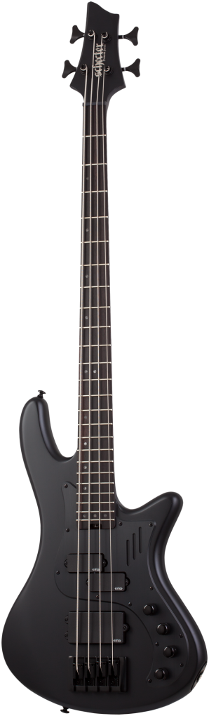 SCHECTER Bassgitarre, Stiletto-4 Stealth Pro, Satin Black