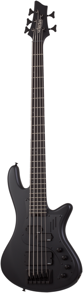 SCHECTER Bassgitarre, Stiletto-5 Stealth Pro, Satin Black