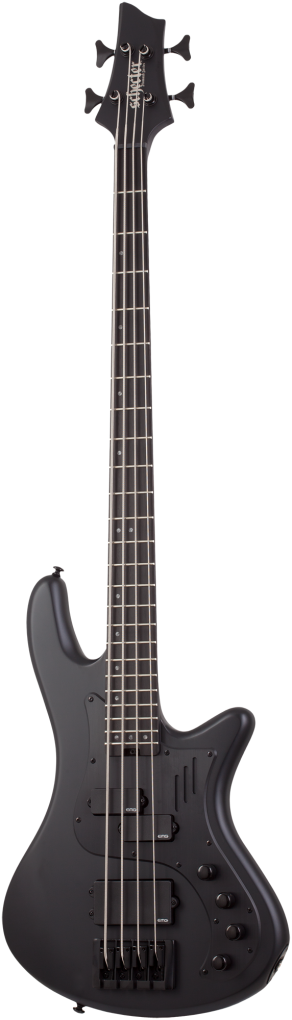 SCHECTER Bassgitarre, Stiletto-4 Stealth Pro EX, Satin Black