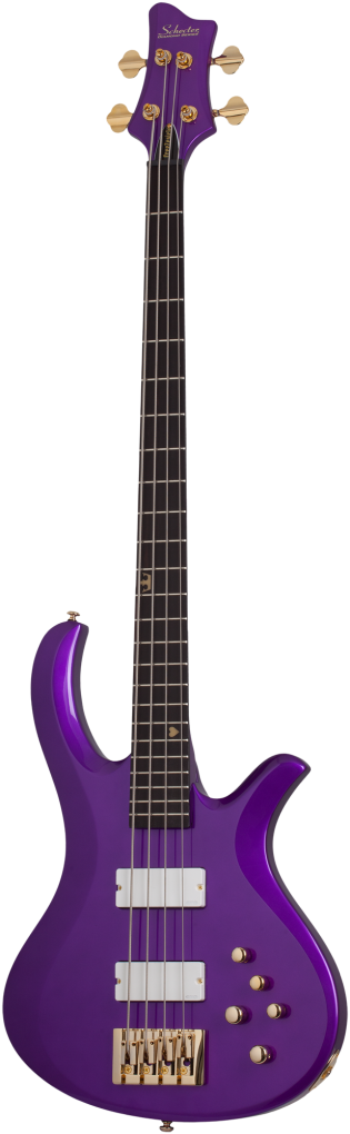 SCHECTER Bassgitarre, FreeZesicle-4, Purple