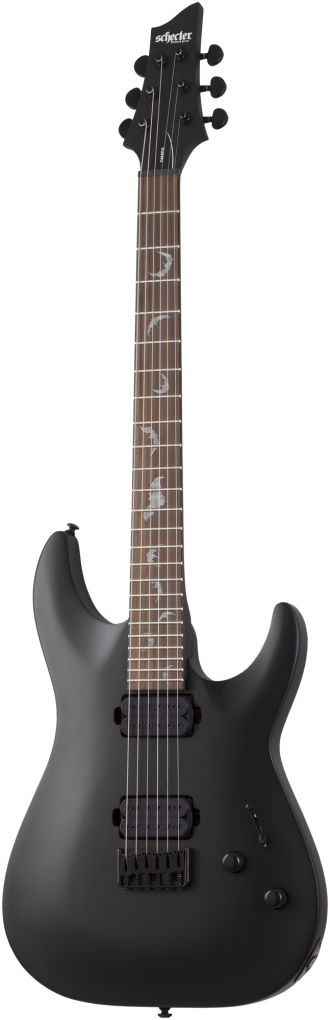 SCHECTER E-Gitarre, Damien 6, Satin Black