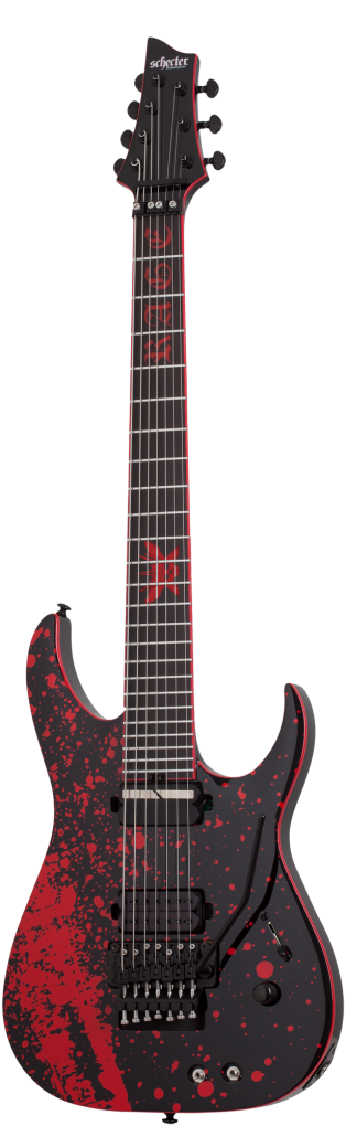 SCHECTER E-Gitarre, Signature, Sullivan King Banshee-7 FR S, Obsidian