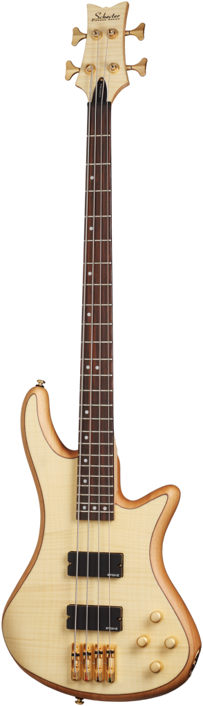 SCHECTER Bassgitarre, Stiletto Custom-4, Natural Satin